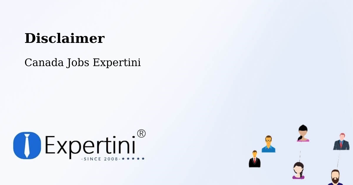 Disclaimer – White Rock - Canada Jobs Expertini